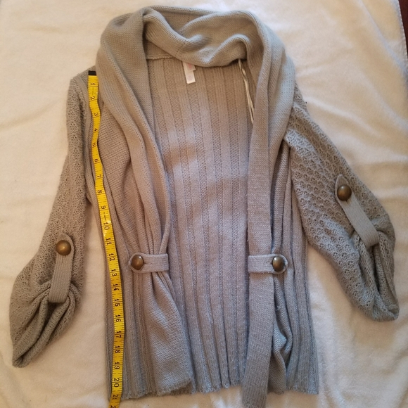 Xhileration grey cardigan size extra small - Picture 2 of 5